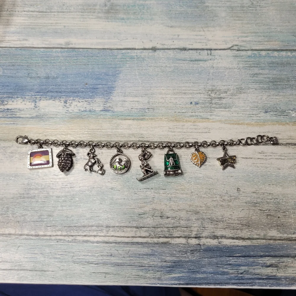 Brighton Colorado state Charms Bracelet. - Picture 3 of 8